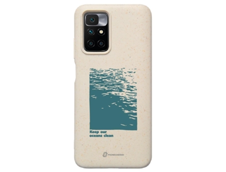 Funda Móvil Oficial Compostable Base para Xiaomi Redmi 10 Global PHONECASES3D Blanco