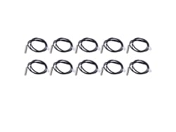 10 Piezas Sondeo De Temperatura Ntc 10k Impermeable Cable Sensor Para Industria Y Agricultura