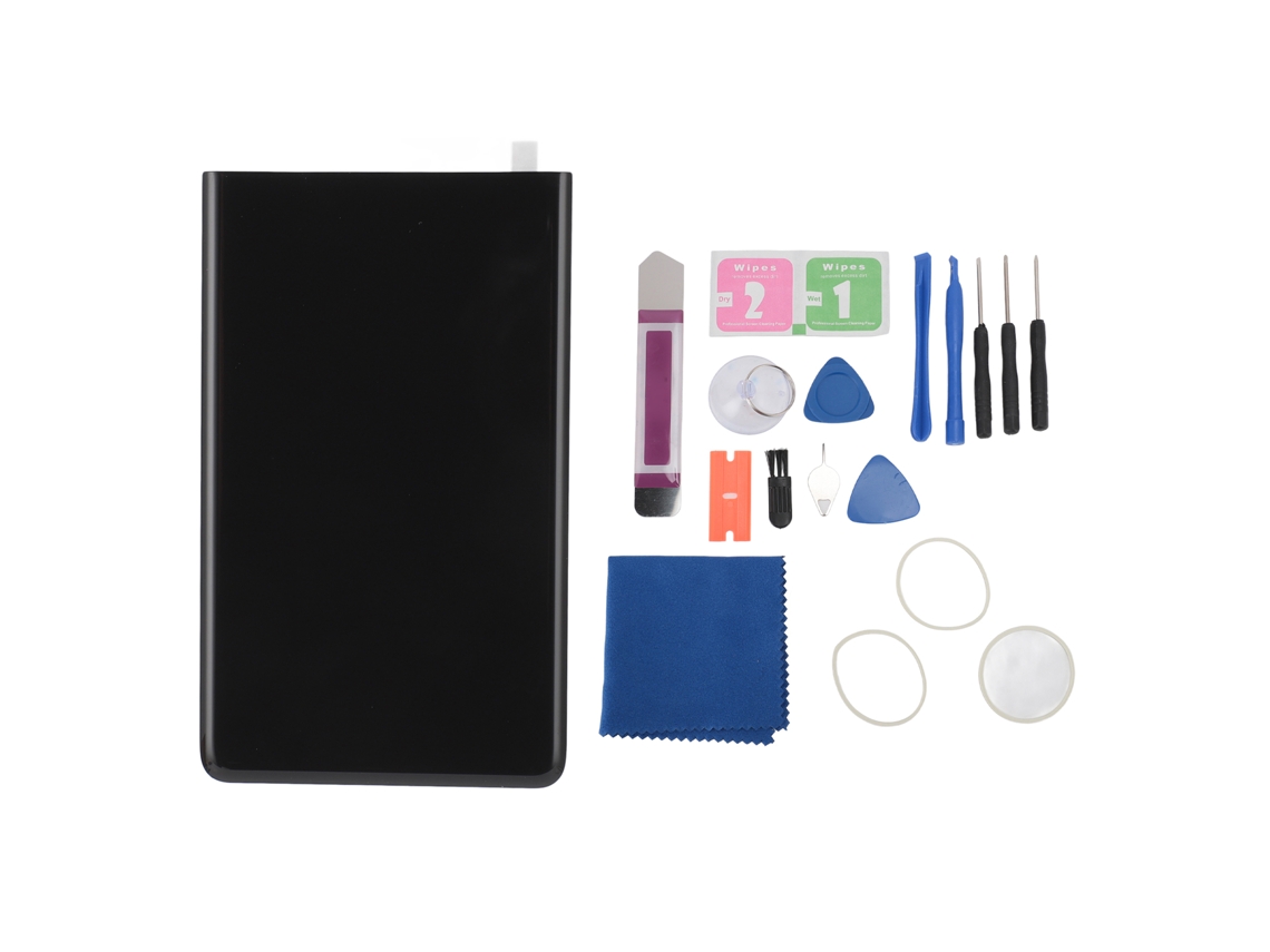 Substituição Tampa Vidro Traseiro Google Pixel 7 Painel Traseiro Com Fita Pré-instalada E Ferramentas Kit Preto