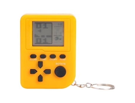 Mini Portátil Retro Clásico Lcd Tetris Consola de Juegos Llavero Máquina F006