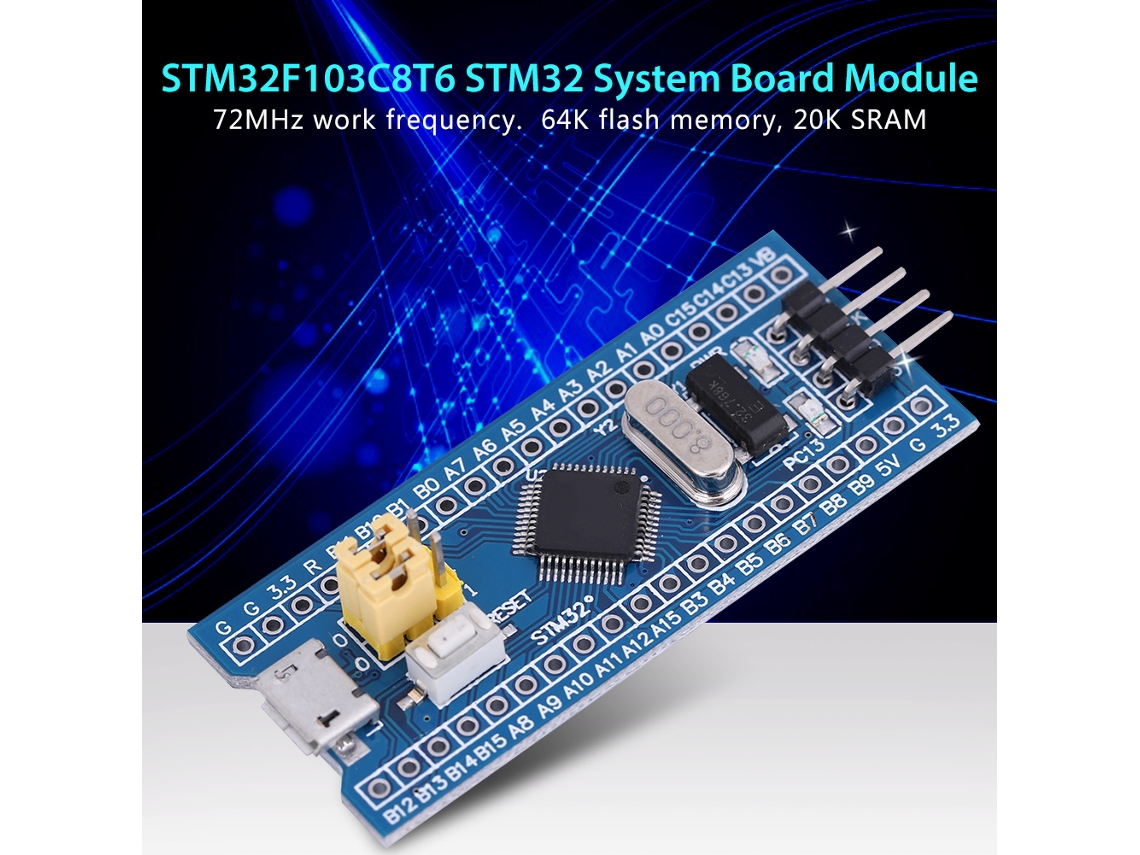 2026as-Stm32f103c8t6 Placa de desarrollo de sistema mínimo para el aprendizaje de microcontroladores MCU
