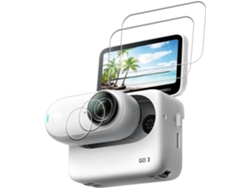 Protector de pantalla para cámara Insta360 Go 3, cristal templado (paquete de 2)
