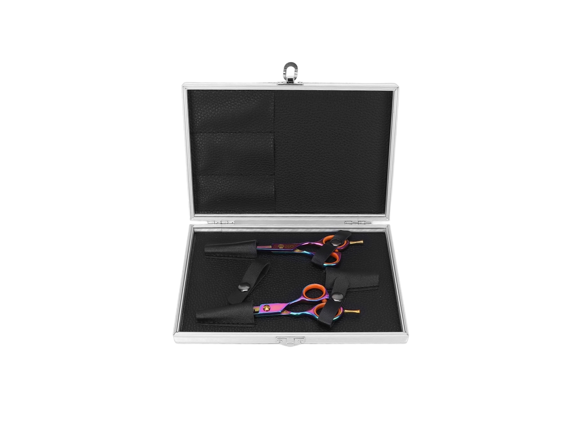 Kit De Tijeras De Peluquería Ergonómico Profesional Para Salones Barbería Y Hogar Cortar Pelo