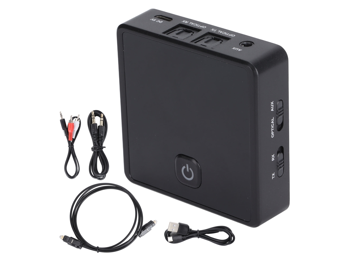 Adaptador De Audio Bluetooth 5.0 Zf380, Transmisor Y Receptor Para Pc, Tv Y Altavoces De Coche.