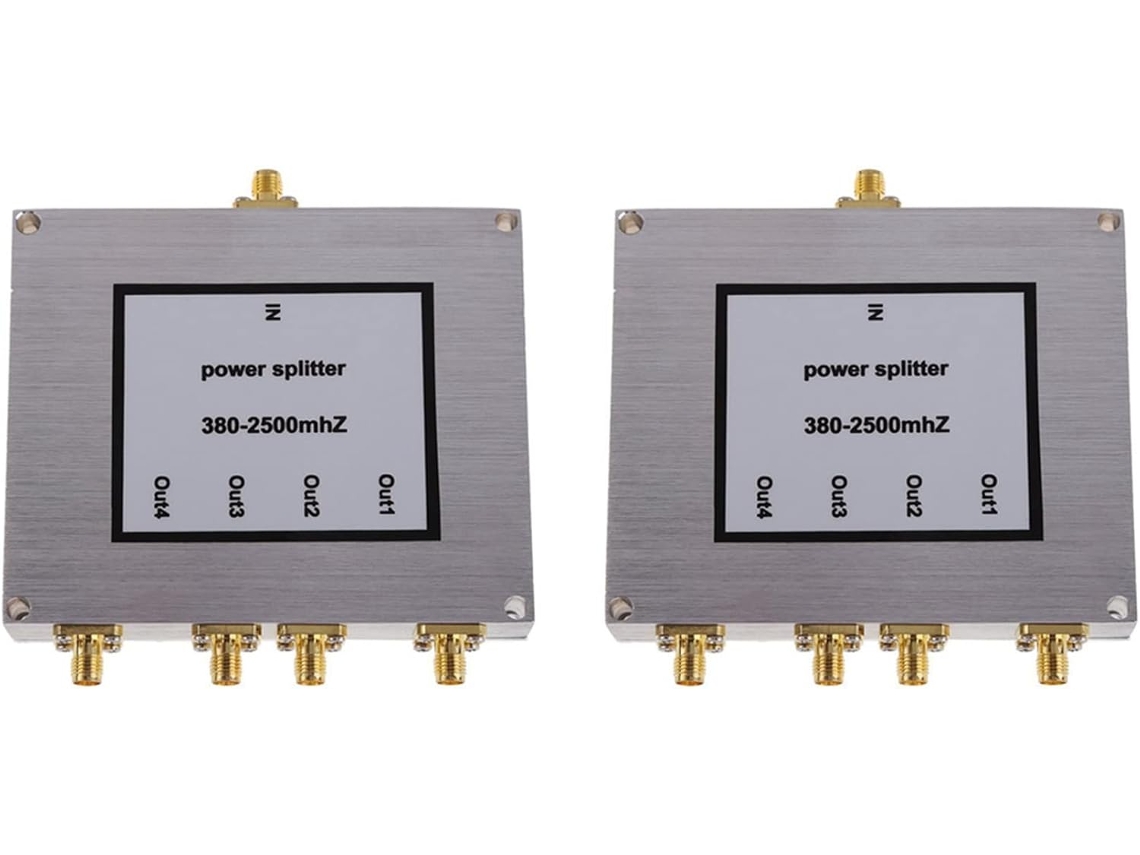 Divisor De Potencia 2x Sma, 4 Vías, 380 Mhz-2500 Mhz, Divisor De Señal Hembra