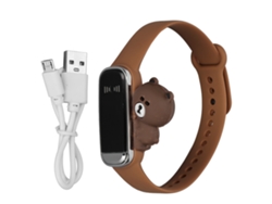 Pulsera Repelente De Mosquitos Ultrasónica Portátil M70 Con Diseño De Oso Pequeño Para Actividades En Interiores Y Exteriores.