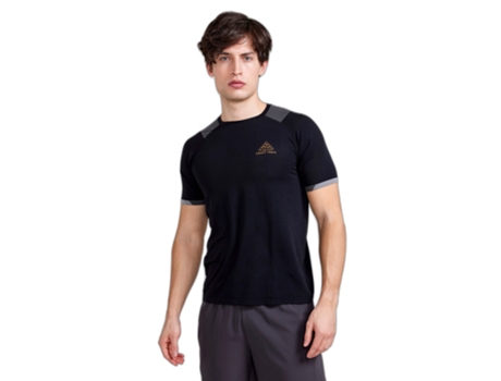 Camiseta de Hombre para Running CRAFT Negro (L)