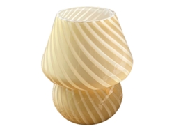 Lámpara de mesa de vidrio soplado a mano, luz de noche slowmoose