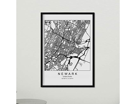 Poster NACNIC Mapa de Newark (A3)