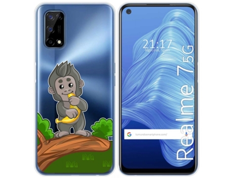 Carcasa Realme 7 5G TUMUNDOSMARTPHONE Dibujos Transparente Multicolor