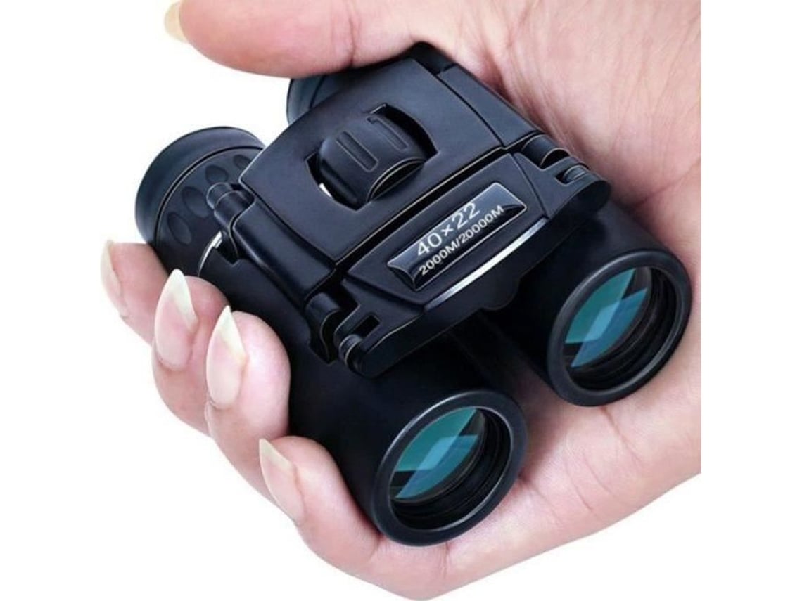 AL04150-40X22 Hd Potentes Binoculares 2000M Mini Telescopio Plegable de Largo Alcance Óptica Bak4 Fmc para Deportes de Caza Camping y YWEI