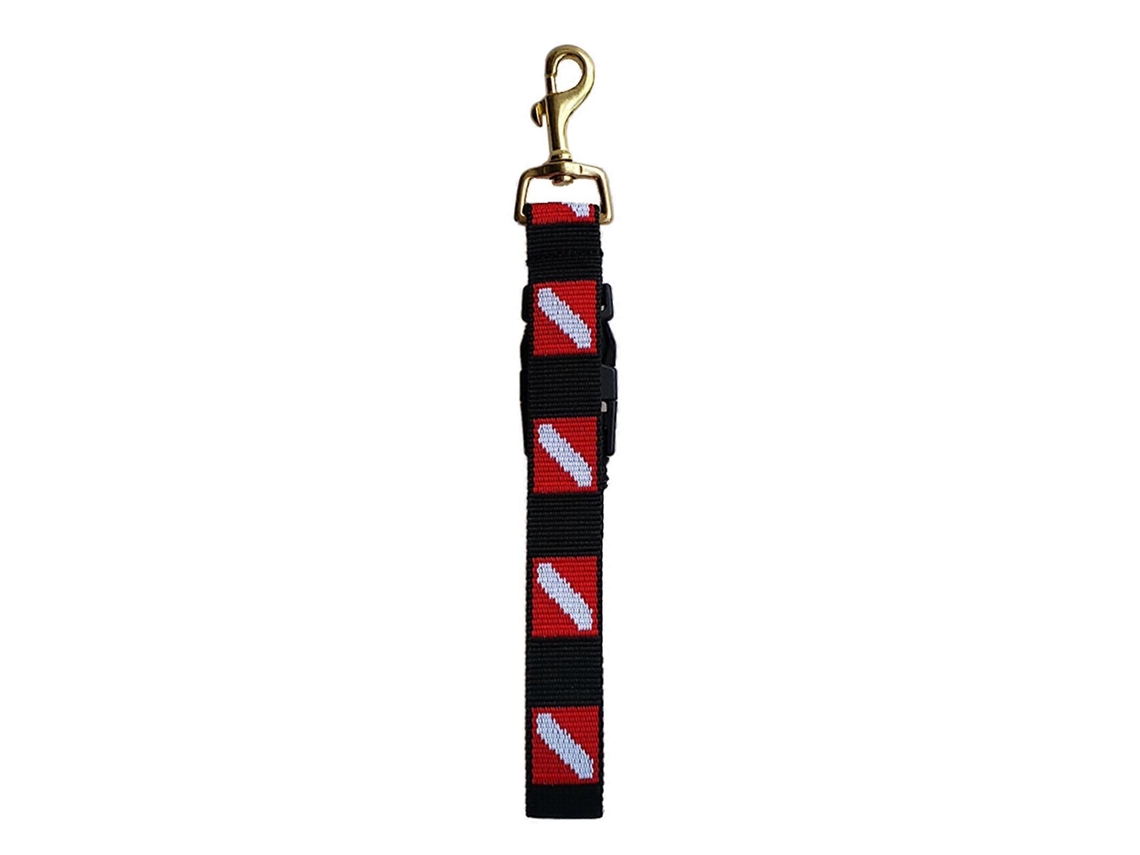 Clip para chaleco compensador de flotabilidad de buceo, bandera de buceo, correa de liberación rápida, cordón de seguridad para uso subacuático. Chennnls