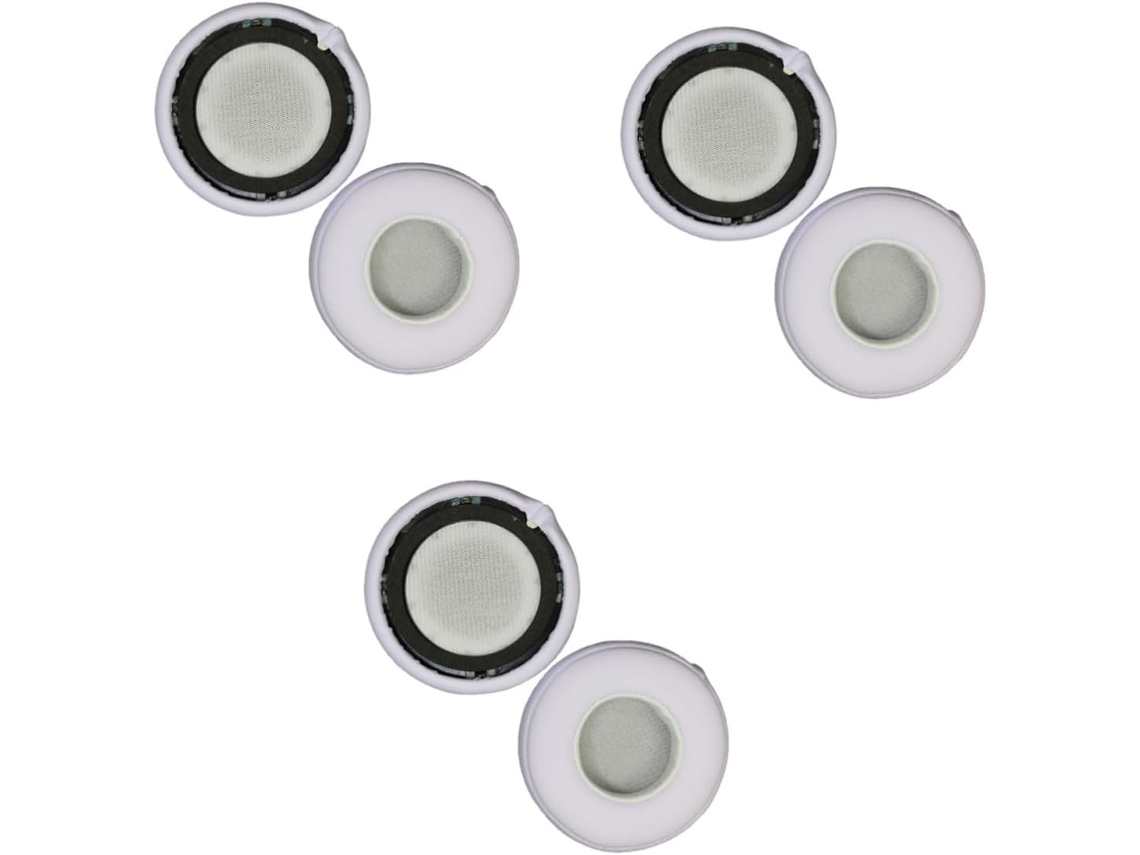 Juego De 3 Almohadillas De Repuesto Para Auriculares, De Cuero Proteico Cómodo.
