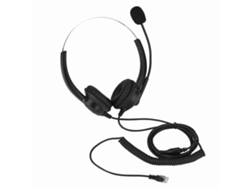 Auriculares Inalámbricos Para Centro De Llamadas Con Cancelación De Ruido De 330°, Auriculares Giratorios Y Conector De Cristal.