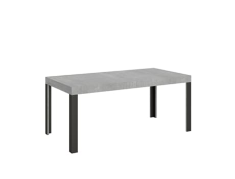 Mesa de Comedor ITAMOBY Linea (90x180/284 - Paneles de Melamina - Cemento)