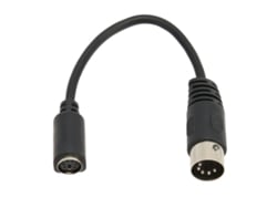 Cable convertidor de teclado y ratón DIN de 5 pines macho a Mini DIN de 6 pines hembra para PS2 de 5,9 pulgadas