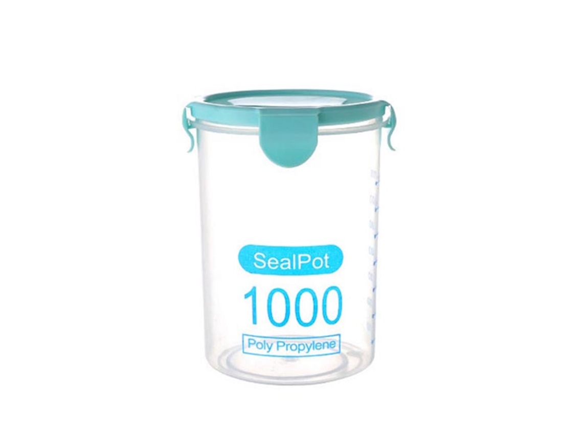 Latas De Plástico Para Almacenar Granos Con Tapa Transparente Sellada Para Conservar Alimentos Frescos.