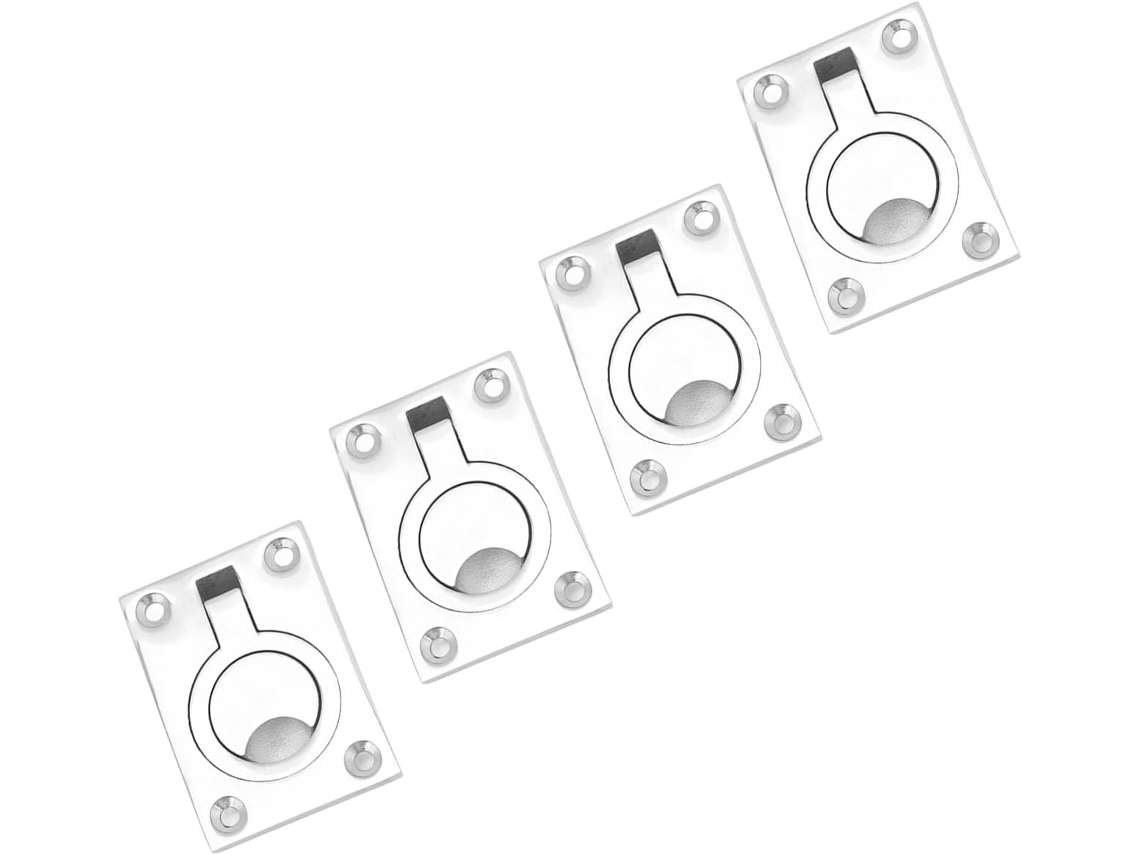 Poignées À Anneau De Traction Carrées Durables En Acier Inoxydable, Pour Meubles Et Applications