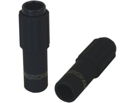 Ajustadores JAGWIRE Mini Inline Adjusters-Rubber-Coated Black 2Pcs (Negro - TU)