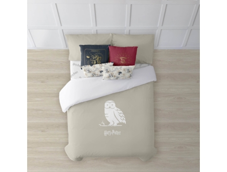 Funda Nórdica con Botones BELUM (220 x 220 cm - Algodón Orgánico - Beige)