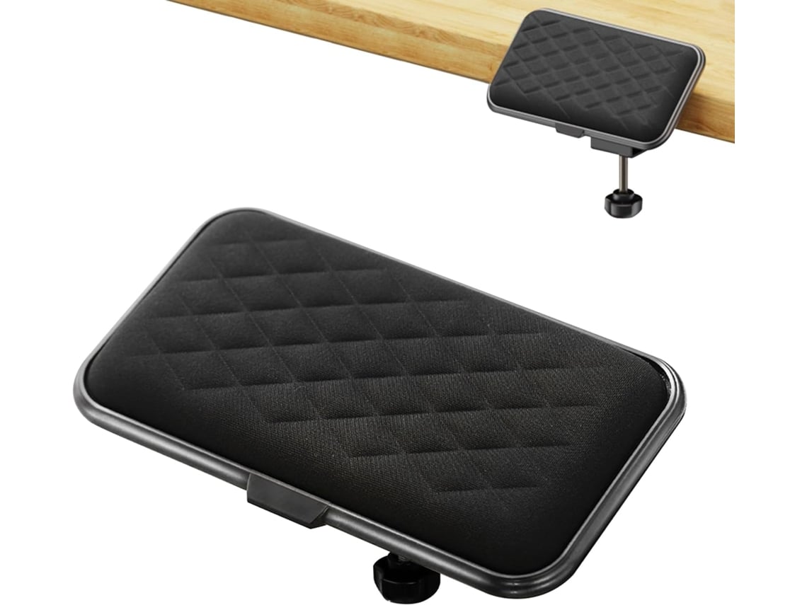 Extensor De Escritorio Con Soporte Para Muñeca, Reposabrazos Y Almohadilla Para Extensión De Brazo De 8x6x1cm