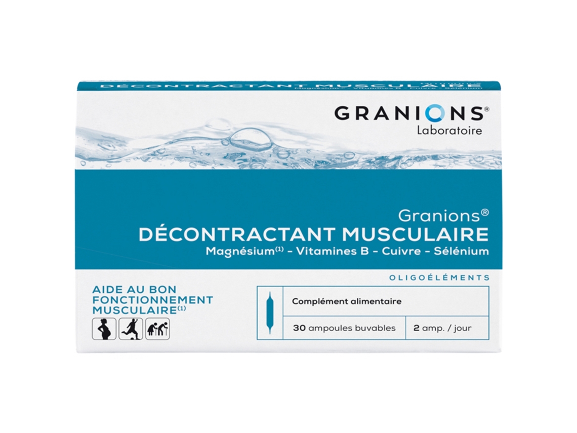 Relajante Muscular 30 Ampollas GRANIONS