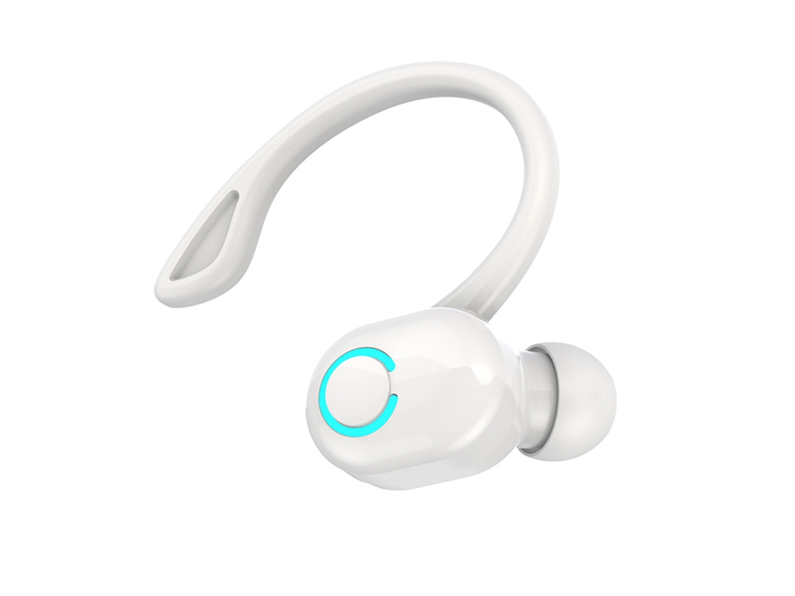 (blanco) Auriculares Deportivos Inalámbricos Tws Bluetooth 5.2 Con Micrófono Y Cancelación Activa De Ruido.