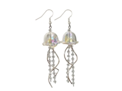 Pendientes de medusa elegantes y portátiles con gancho para la oreja, ideales para personas modernas - Rosewell