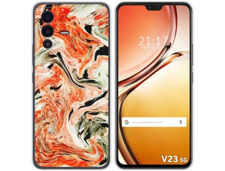 Carcasa para Vivo V23 5G TUMUNDOSMARTPHONE Dibujos Mármol 12 Multicolor