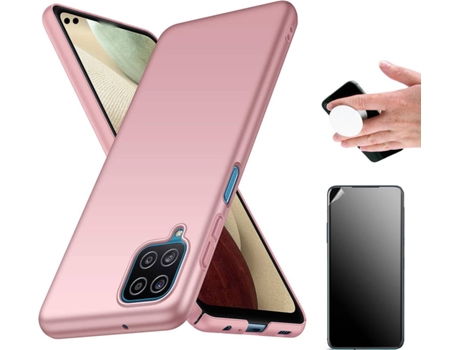 Carcasa + Protector + Popsocket Motorola Moto G20 Turtleshell Negro