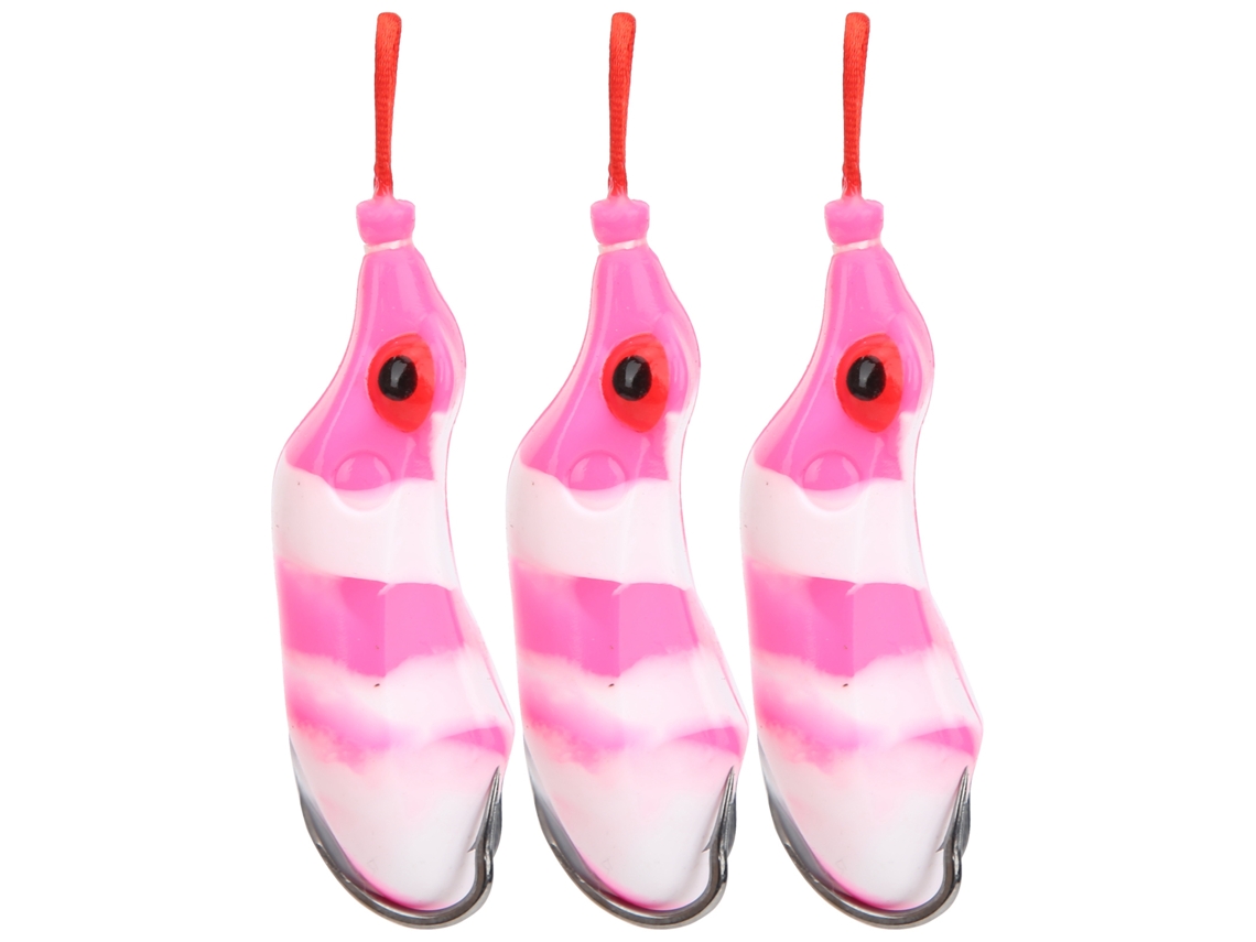 Kit De 3 Señuelos Artificiales De Pesca, Cebos Blandos De Plástico Realistas Para Nadar 11