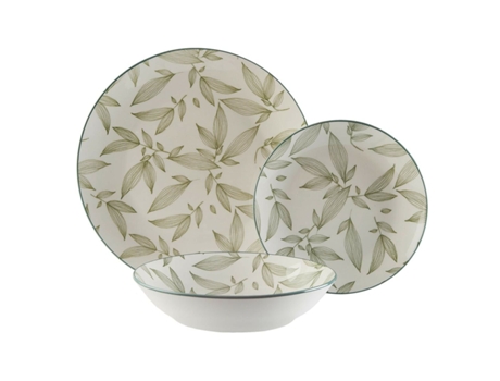 Set de Vajilla Versa Olive Porcelana 18 Piezas