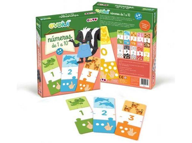 Juego Educativo OLIVO Números de 1 a 10