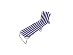 Tumbona Marbueno Rayas Azul Blanco 187 x 24 x 55 cm