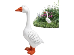Figura Genérica De Ganso De Jardín - Figura De Animal Grande De Resina A La Intemperie Para Uso En Exteriores Escultura