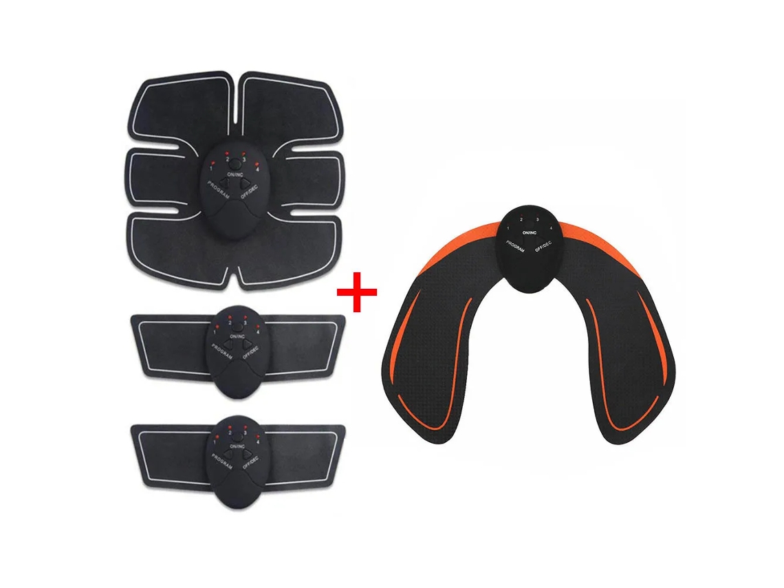 (paquete 7) Estimulador Muscular Abdominal Ems, Entrenador De Glúteos, Masajeador Moldeador Muscular Para Fitness En Casa