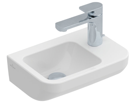 Lavabo Villeroy und Boch Lavabo de mano Architectura 437337 360x260mm, cuadrado, agujero para grifo a la derecha, blanco