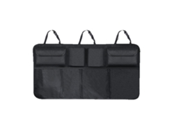 Organizador de bagagem multifuncional para carro com bolsas, preto ZYBLSSBB