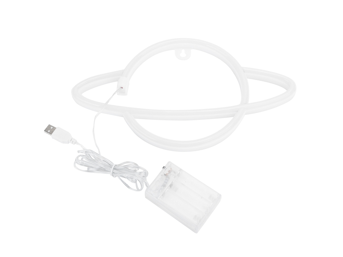 2026-luz De Neón Led En Forma De Planeta Con Usb Para Dormitorio Fiesta Cumpleaños Decoración De Pared