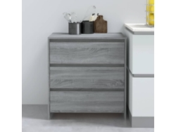 Lovely Home Aparador 70X41X75 Cm Aglomerado Color Sonoma Gris