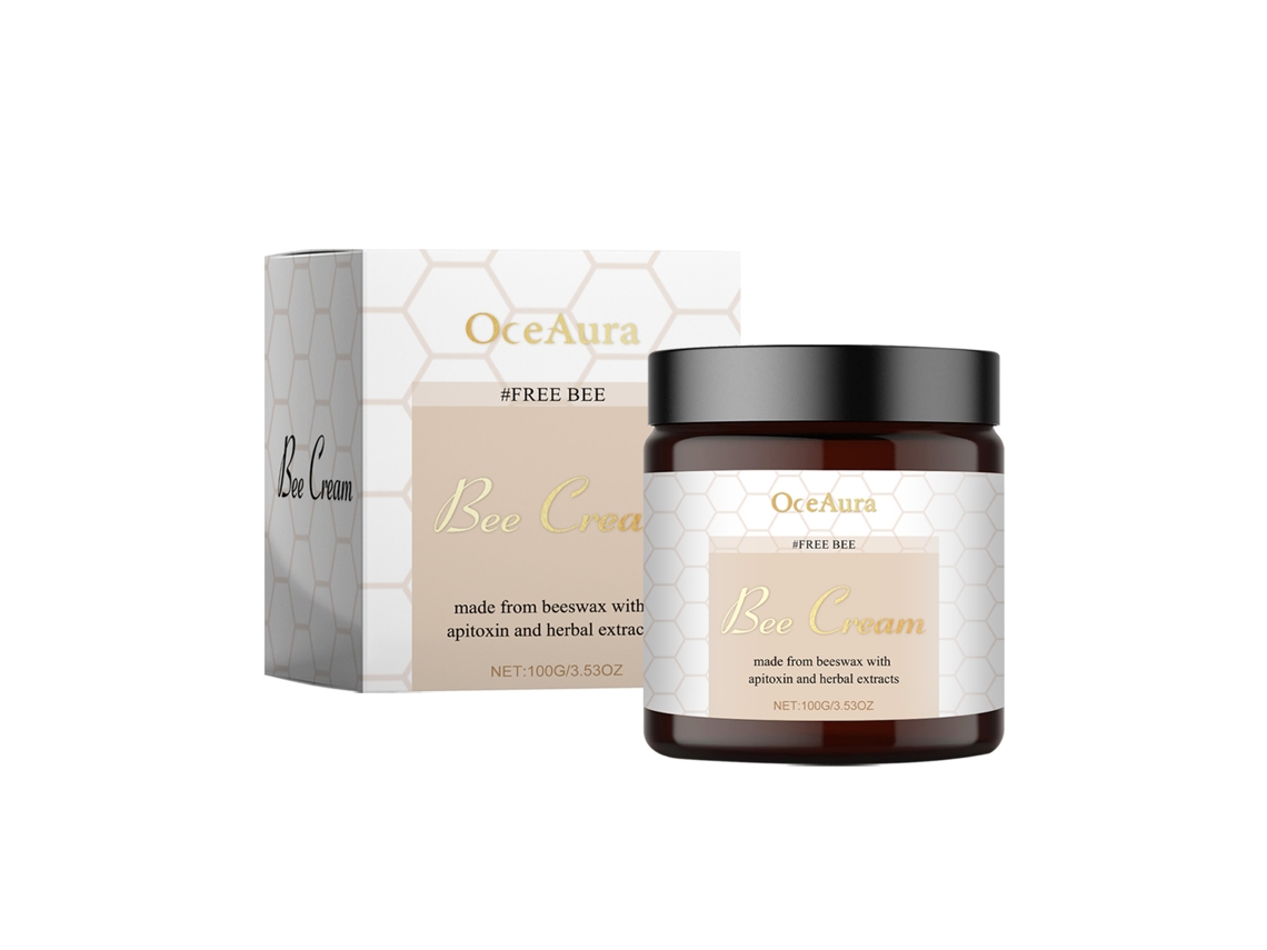 Crema para el cuidado de la piel Oceanaura con veneno de abeja: hidrata y nutre la piel del cuerpo a diario.