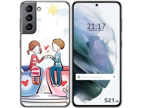 Carcasa Samsung Galaxy S21 5G TUMUNDOSMARTPHONE Café Multicolor