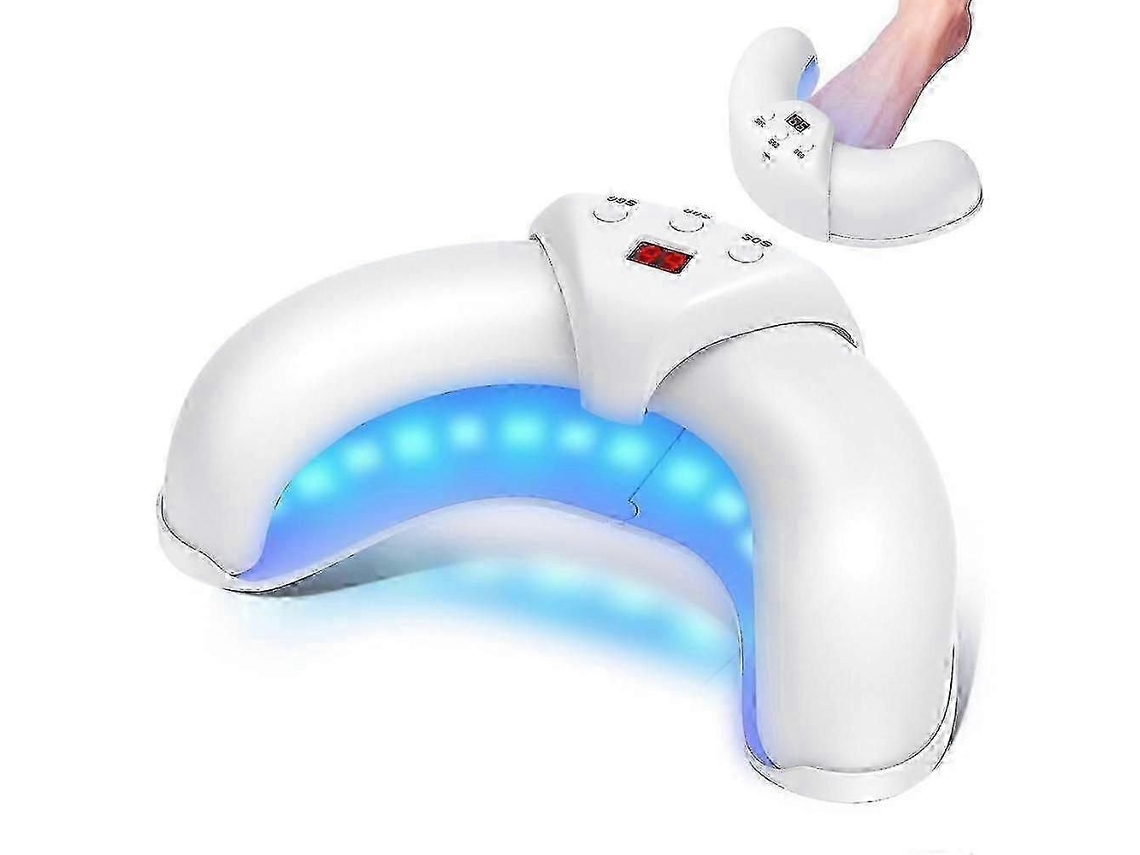 Dispositivo de terapia láser para hongos en las uñas, para uso doméstico y profesional, con luz infrarroja de 905 nm y luz azul de 70 nm, incluye lámpara GOKOCO.
