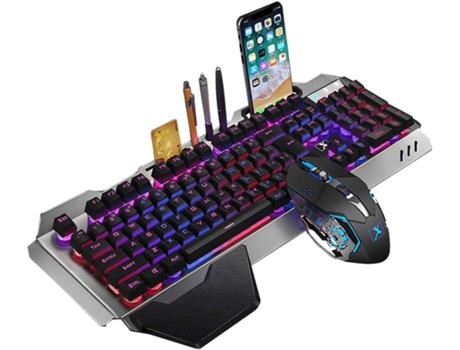 Ratón DOS (Inalámbrico - 1600 dpi) + Teclado