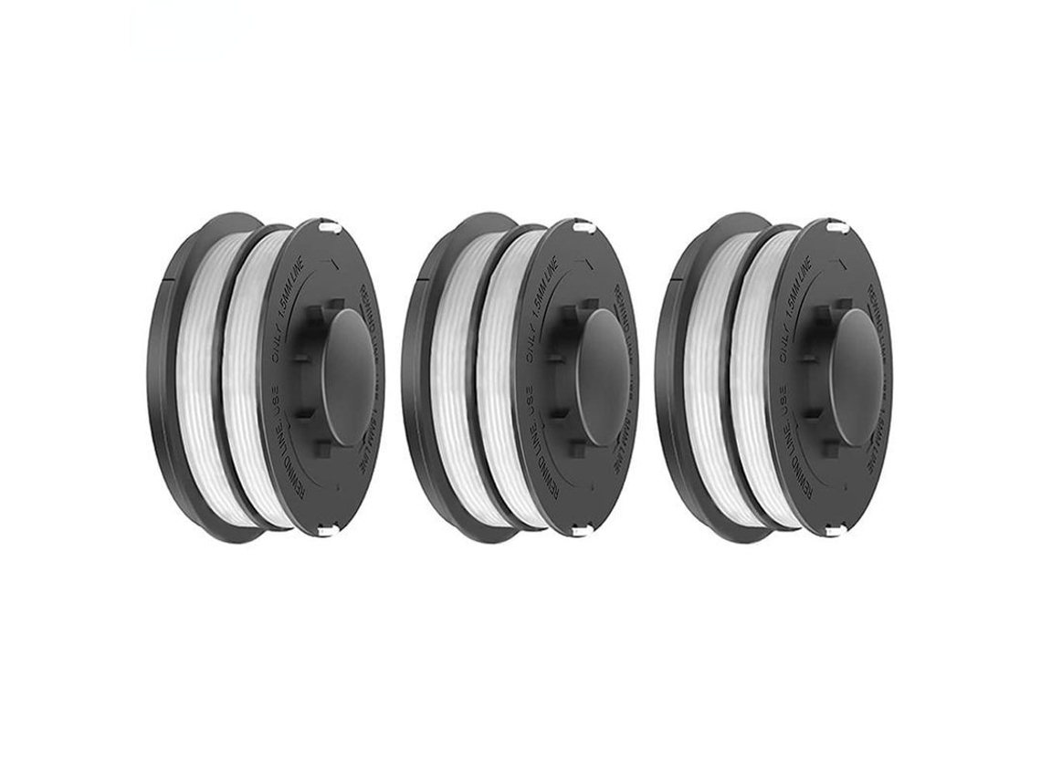 Carretes Rebe-3 para cortacéspedes Einhell Gc-et 4530 Rtv 400 Rtv 550 Rtv 550/1 con sistema de alimentación automática.