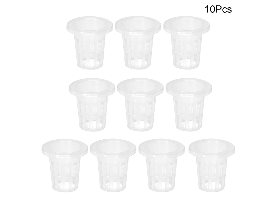 Juego De 10 Cestas Hidropónicas De Plástico Transpirable Para Cultivo En Jardín Y Balcón.