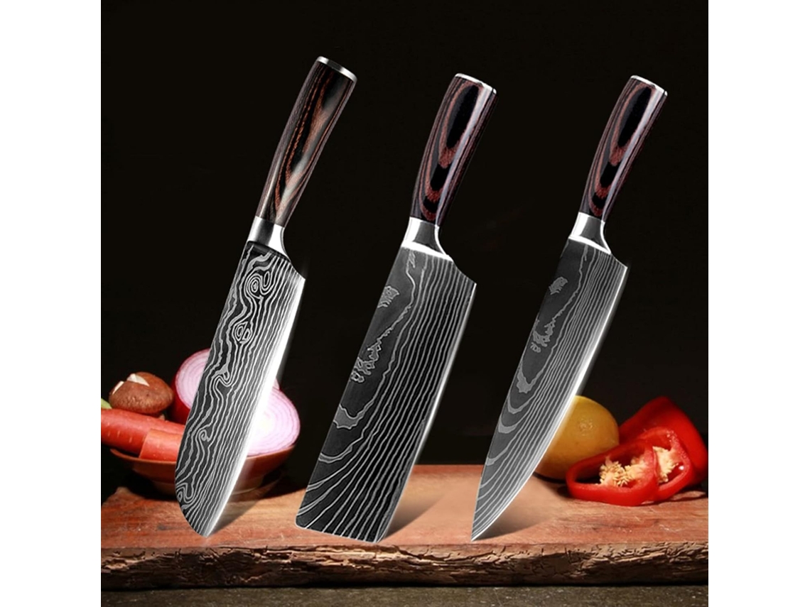 El Cuchillo De Chef Sharp Puede Realizar Fácilmente Sus Tareas Culinarias Diarias, Desde Picar Y Rebanar Hasta