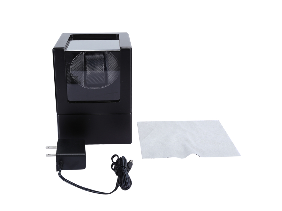Caja de almacenamiento para 10 relojes mecánicos automáticos, negra