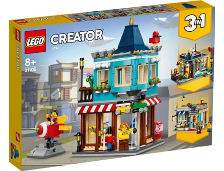LEGO Creator 3 en 1: Juguetería De La Ciudad (Edad Mínima: ‍8 - 11 Piezas)