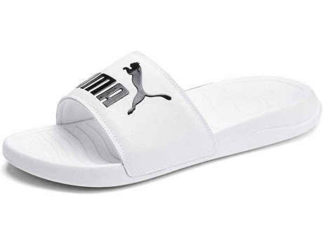 Chancletas para Hombre PUMA Popcat 20 Blanco para Tenis (EU 38)